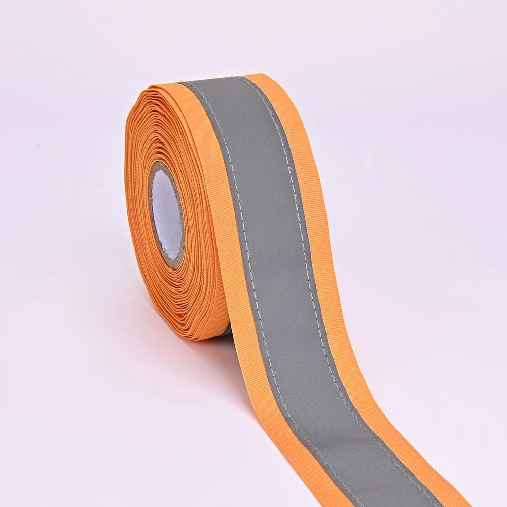  Stitched Reflective Caution Tape 5*3cm